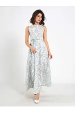 Robe 111537 avec boucle métallique au dos