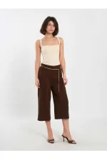 010872 Zincir Kemerli Bermuda