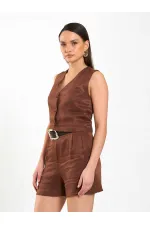 120734 Basic Satin Vest