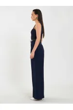 031655 Single Pleated Straight Leg Trousers