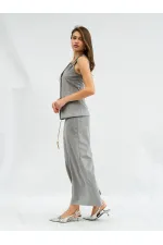 041101 Yırtmaçlı Düz Kesim Etek