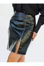 Chemise à une poche avec cravate 080733