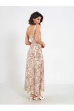 111557 Patterned Slit Dress