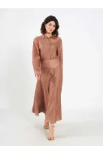 041192 Volanlı Midi Etek