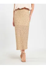 041185 Sequined Midi Skirt
