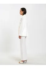 131059 Veste à poches passepoilées