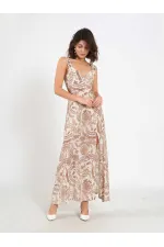 111557 Patterned Slit Dress