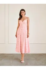 111738 Fisto Lace Detail Dress