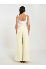 031641 Double Pleated Trousers with Trim