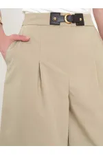 010880 Stella Bermuda Shorts with Buckle