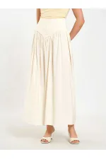 Jupe longue boutonnée sur le devant, style corset, référence 041171