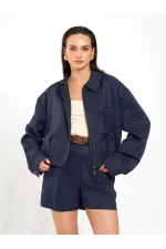 160897 Single Pocket Bomber Jacket