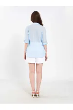 080825 Cotton Shirt with Hem 080825 Cotton Shirt with Hem