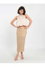 041185 Sequined Midi Skirt