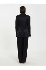 131055 Tek Düğme Oversize Ceket