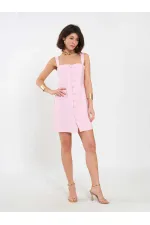 Robe courte boutonnée 111707