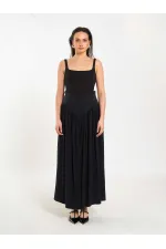 Jupe longue boutonnée sur le devant, style corset, référence 041171