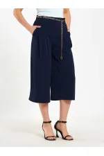 010872 Zincir Kemerli Bermuda