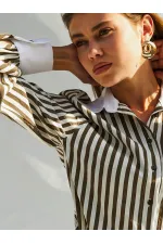 080726 Garnili Erkek Yaka Gömlek