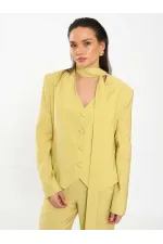 131049 V-neck Shawl Jacket