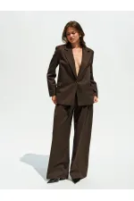 130984 Single-Button Blazer Jacket