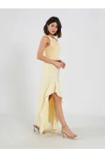 111711 Embellished Belted Dress