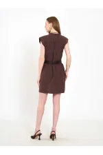 111720 Ayos Linen Mini Dress with Pocket Detail