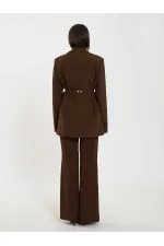 131060 Kemer Detaylı Oversize Ceket