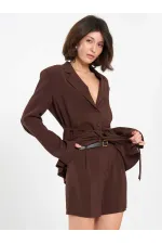 010867 Pileli Mini Şort