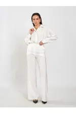 031651 Düz Kemer Pantolon