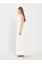 111688 Asymmetrical Waist Corset Dress