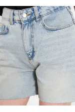 010877 Denim Mini Shorts