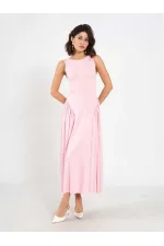 111717 Sleeveless Midi Dress