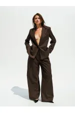 130984 Single-Button Blazer Jacket