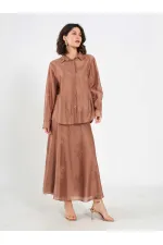 Chemise oversize brodée 080781