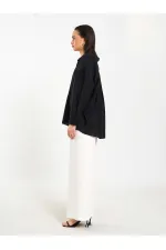 Chemise oversize à col ouvert 080811