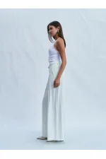 060333 Cross Back Strap Knitted Bodysuit