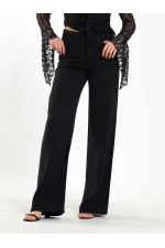 031659 Tencel Straight Leg Trousers