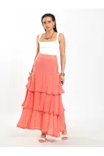 Jupe à volants superposés 041040