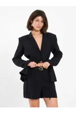 010867 Pileli Mini Şort