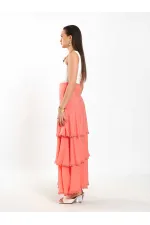 Jupe à volants superposés 041040