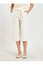 010872 Bermuda à ceinture à chaîne