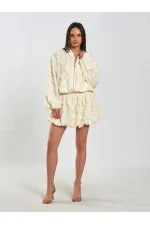 041166 Balloon Skirt with Waist Bodice