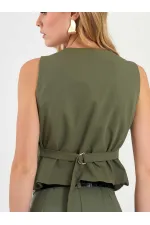 120738 Sırtı Tokalı Yelek