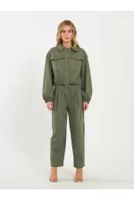 160896 Veste bomber à fermeture éclair frontale