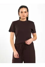 050734 Crew Neck Crop T-Shirt