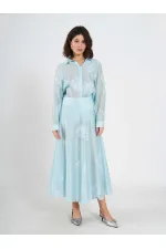 Chemise oversize brodée 080781