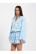 160893 Bomber Fermuarlı Ceket