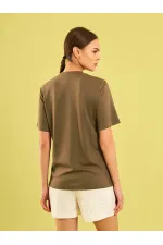 050733 Crew Neck Oversize T-Shirt