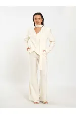 031651 Düz Kemer Pantolon